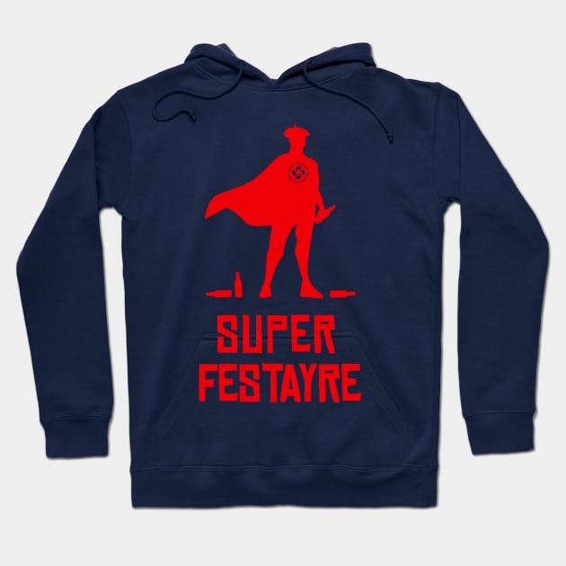 Feria superhero beer Hoodie by Mr Youpla